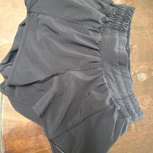 lululemon athletica Black Athletic Shorts with Elastic Waistband